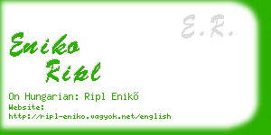 eniko ripl business card